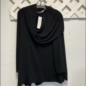 $10 Closet clear out Black Soft Surroundings Black Knit Sweater Size S NWT